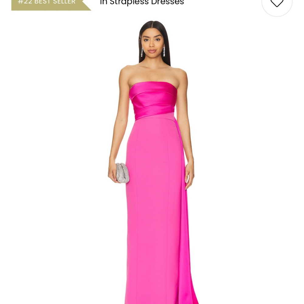 NBD Strapless Fuchsia Dress. Worn only once.